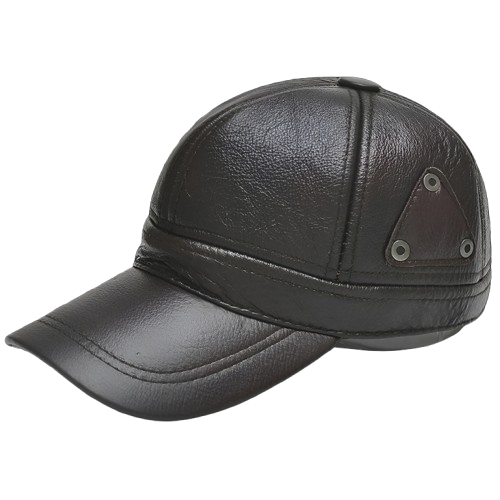 Men's Retro Cowhide Leather Baseball Cap