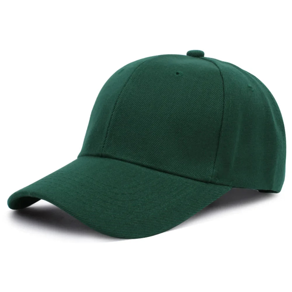 Solid Color Women's Sport Baseball Cap