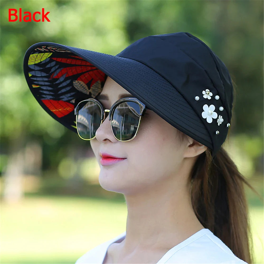 Women's Wide Brim Foldable Sun Hat