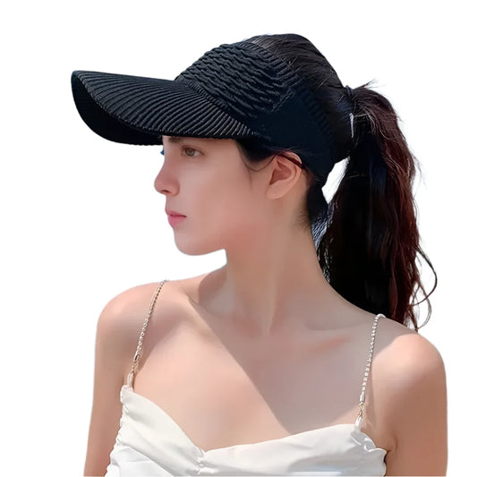 Women's Adjustable Anti-UV Sun Visor Hat