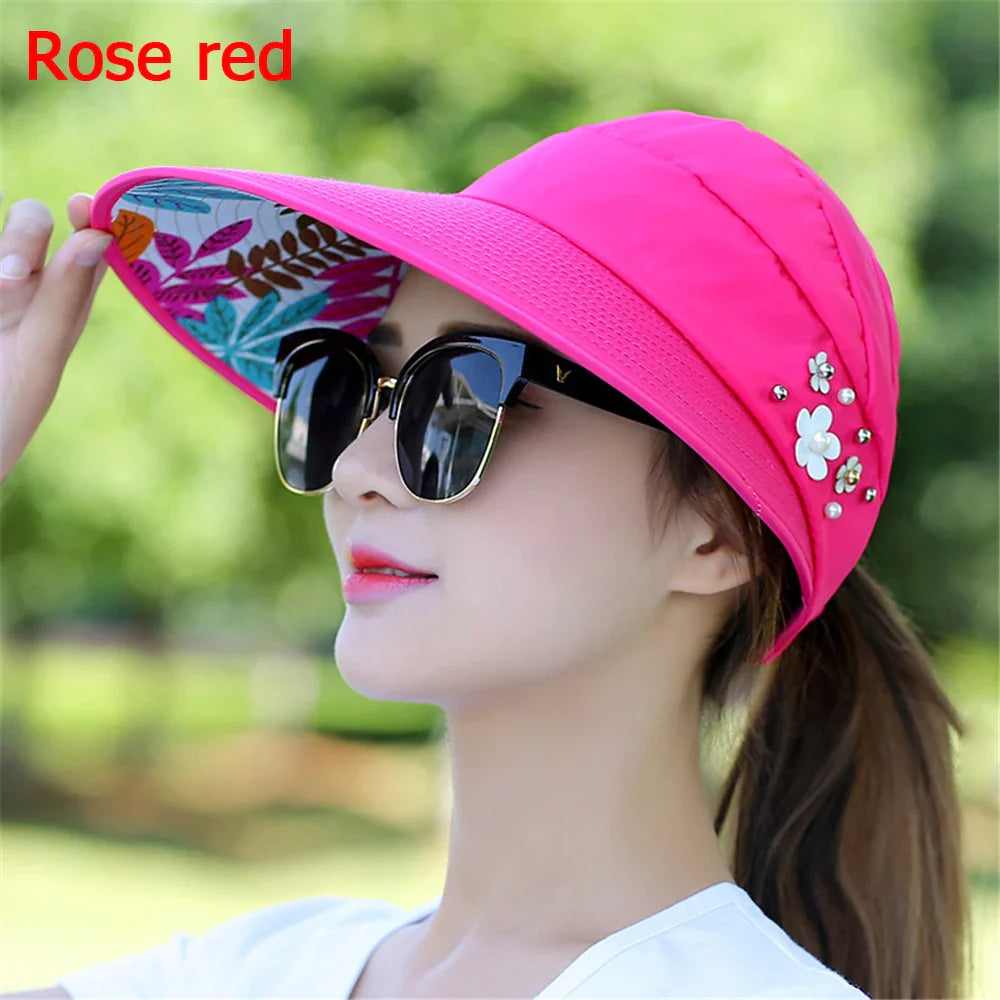 Women's Wide Brim Foldable Sun Hat