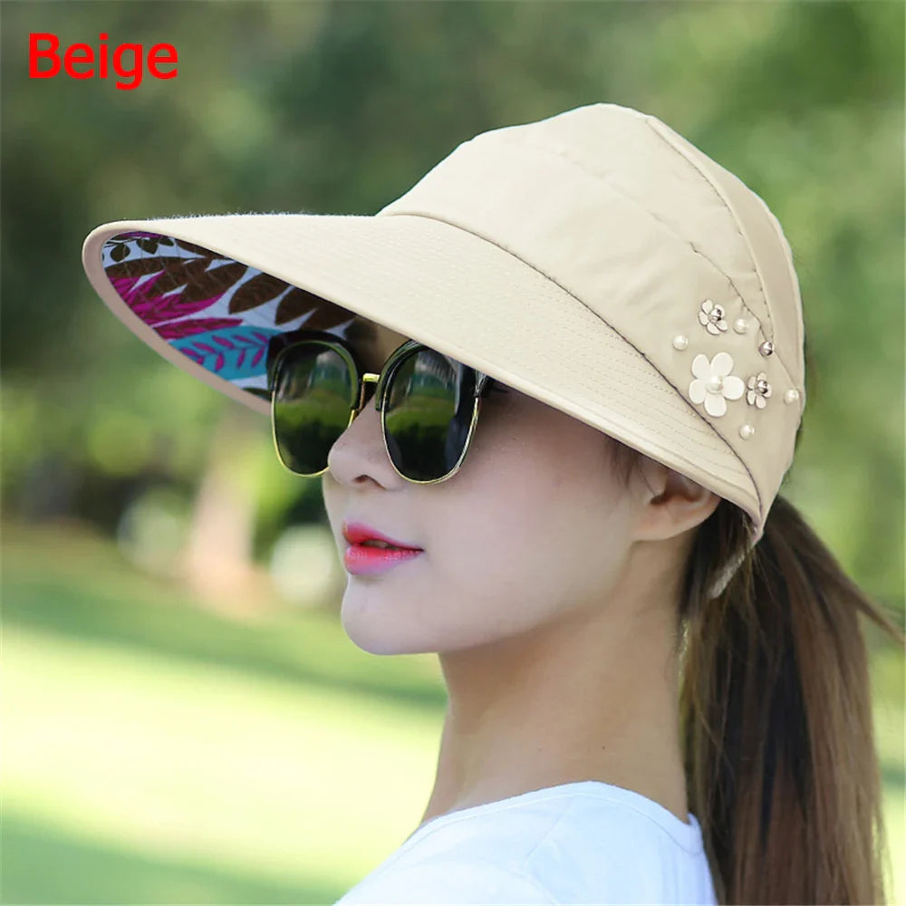 Women's Wide Brim Foldable Sun Hat