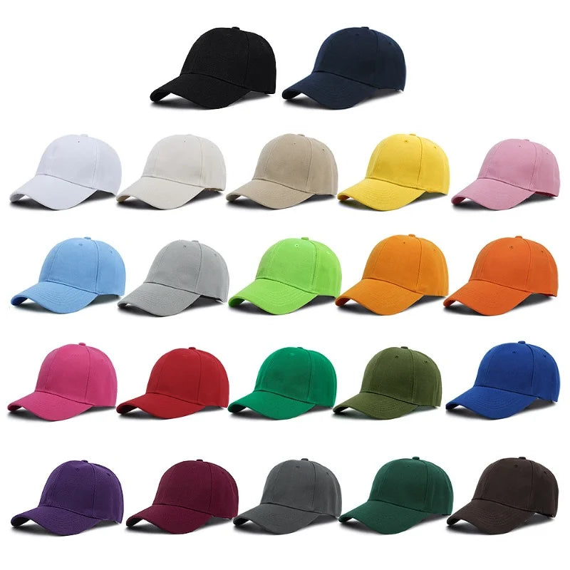 Solid Color Women's Sport Baseball Cap