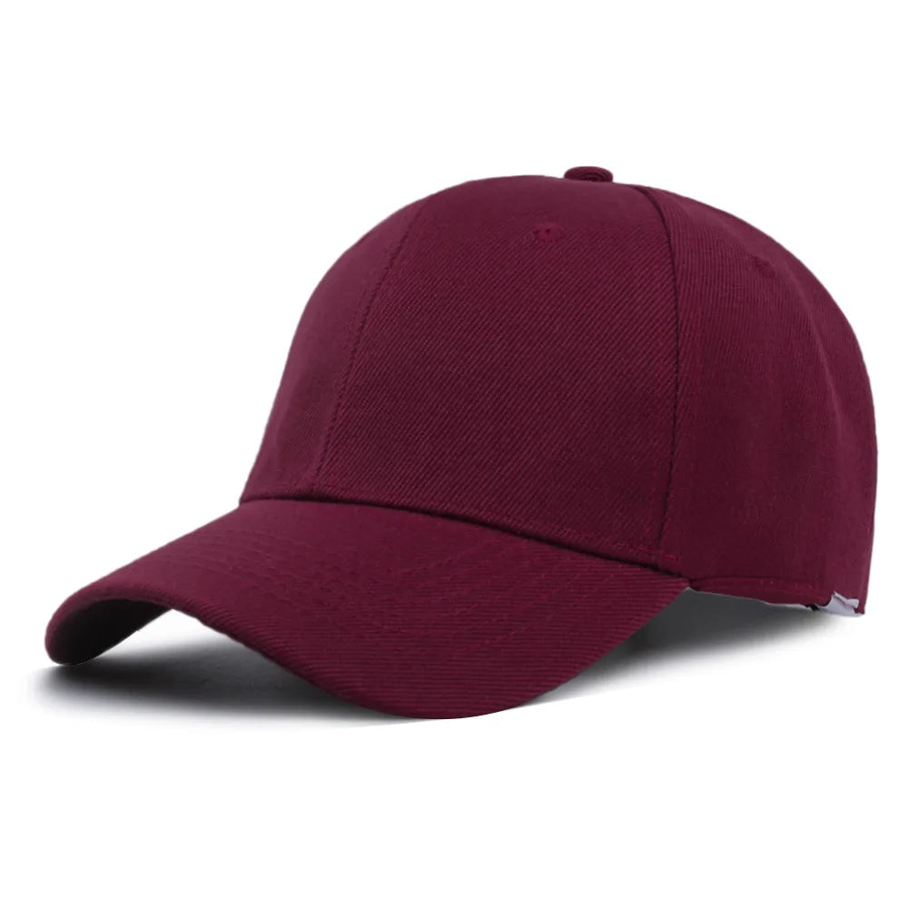 Solid Color Women's Sport Baseball Cap