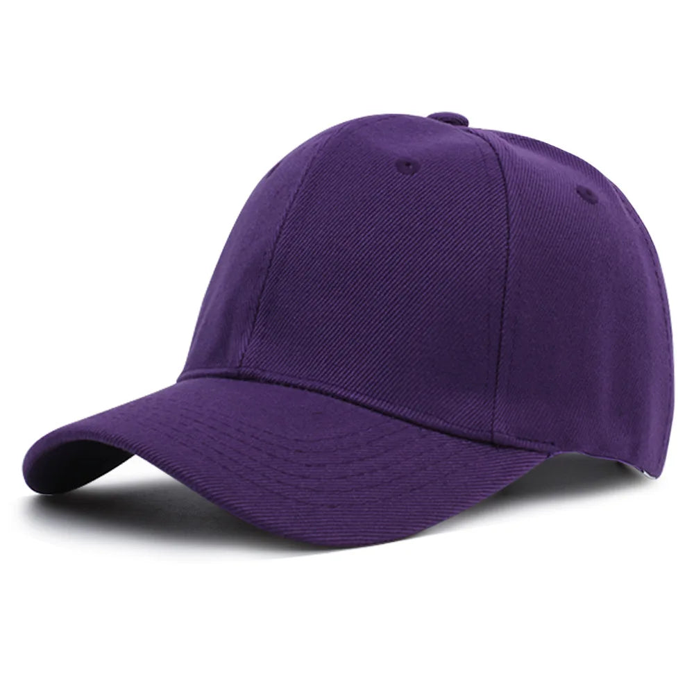 Solid Color Women's Sport Baseball Cap